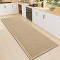 Smiry Waffle Bath Mat 47X16, Extra Soft Absorbent Bathroom Rugs by Smiry