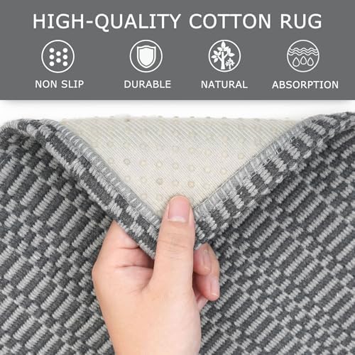 KOZYFLY 3x12 Runner Rug, Washable Non Slip Long Kitchen Hallway Rug - Image 6