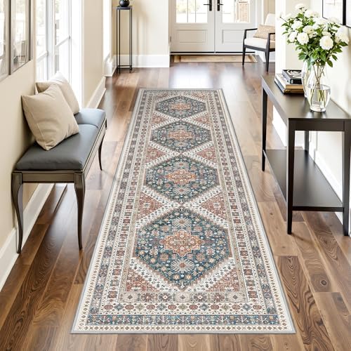 Runner Rug 2x8 Runners for Hallways Washable Rugs by Restydon