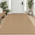 EARTHALL Woven Area Rug 4x6 Ft Washable Rugs by EARTHALL