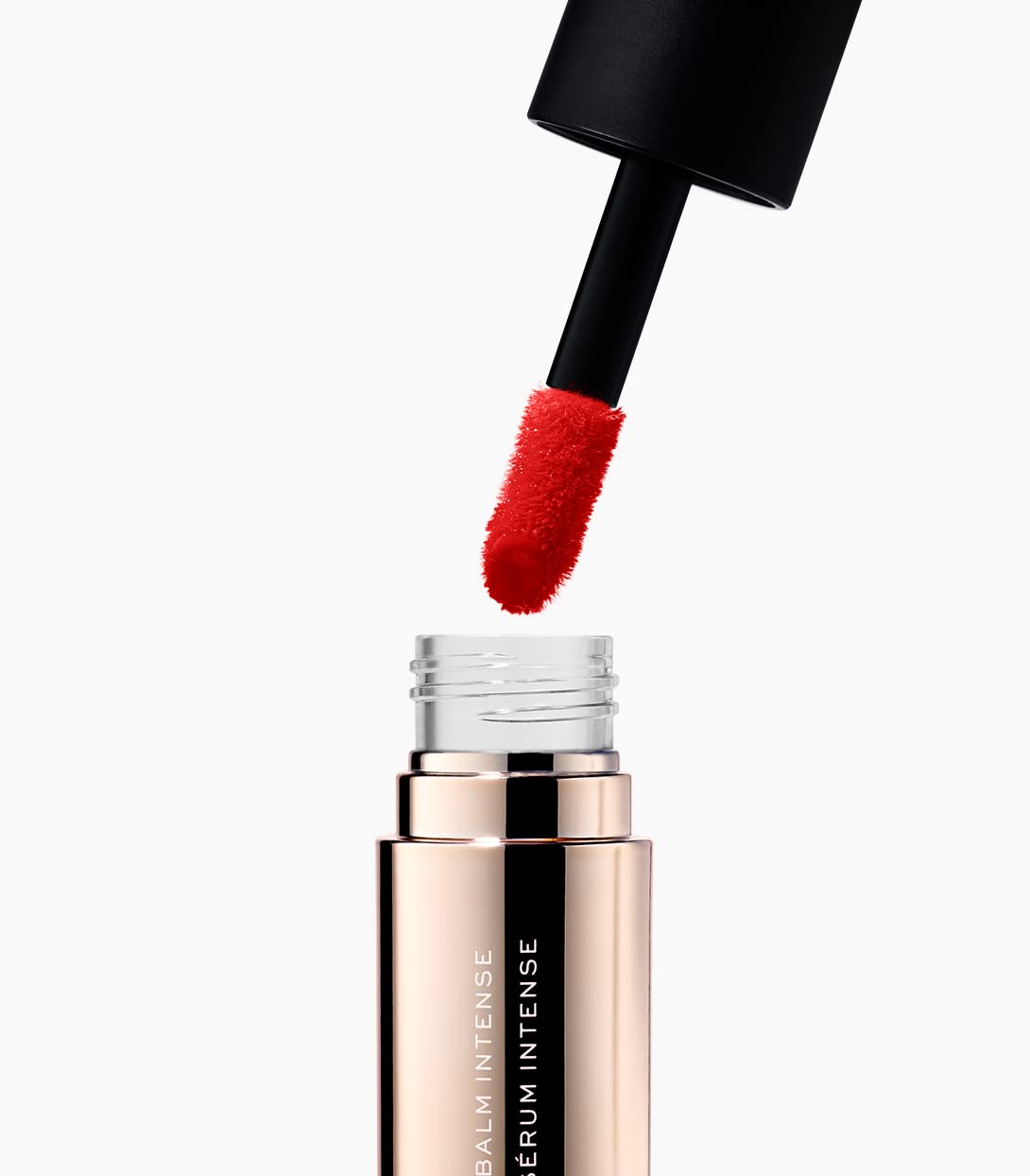 MAKE Beauty Serum Balm Intense, Hydrating Lip Gloss. Pigmented Vegan Moisturizing Lip Oil with Plumping Effect. Lip Emollient Treatment for Soft, Smooth, Shiny Lips - Shade, Shock Layer