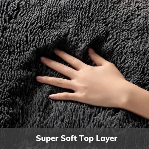 Ophanie 2x10 Runner Rug for Hallway, Upgrade Non-Slip Fluffy Soft Bedside Rugs - Image 2