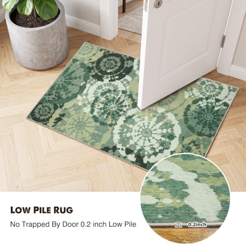 Washable 2x3 Entry Rug, Boho Modern Throw Rugs - Image 6