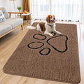Smiry Dog Door Mat for Muddy Paws, Absorbent Non Slip Dirt Trapper by Smiry