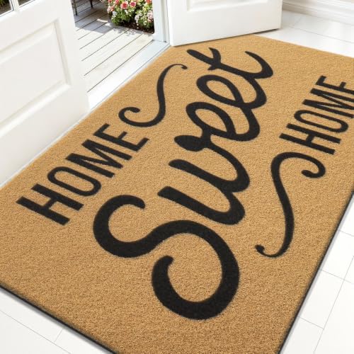 OLANLY Front Door Mat 40x32, Low Profile Doormat by OLANLY