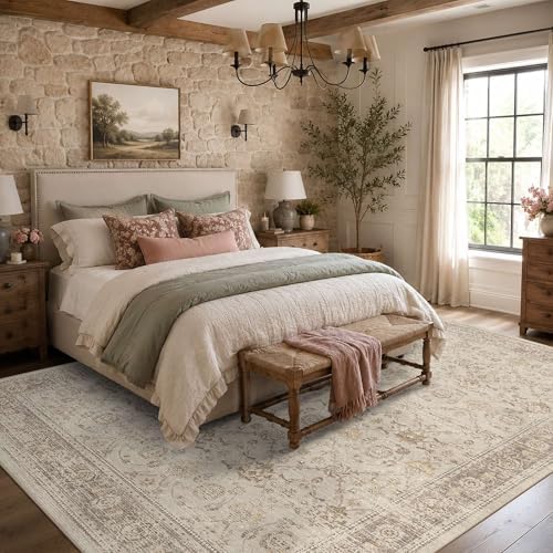 8x10 Washable Boho Area Rug - Image 4