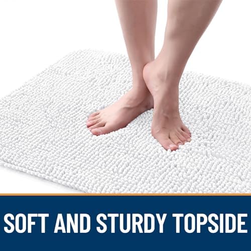 OLANLY Dog Door Mat for Muddy Paws 70x32, Super Absorbent Chenille Mud Mat - Image 4
