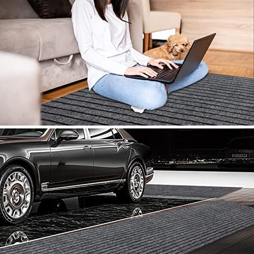 3' x 48' Runner Rugs with Rubber Backing, Indoor Outdoor Utility Carpet Runner - Image 6