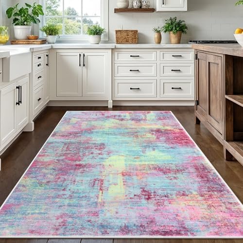 IOHOUZE Abstract Area Rugs 5x7 Ft Washable Rugs - Image 3