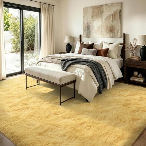 FinRèc Home 9x12 Non-Slip Fluffy Area Rugs - Image 4