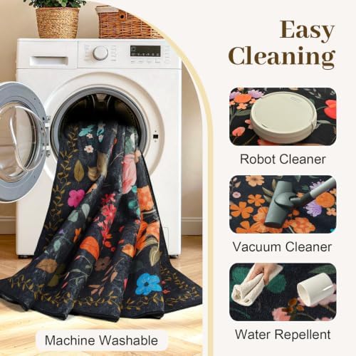 2x3 Washable Non-Slip Area Rug for Entryway - Image 3