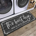 KOZYFLY Laundry Room Rug Runner 20"x48" Non Slip Laundry Rug Kitchen Rugs by KOZYFLY