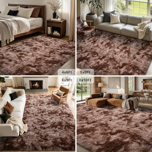 FinRèc Home 5x8 Non-Slip Fluffy Area Rugs - Image 6