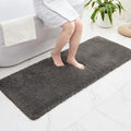 Disolla Dark Grey Bathroom Runner Rug 24x59, Soft Plush Large Bath Mat by Disolla