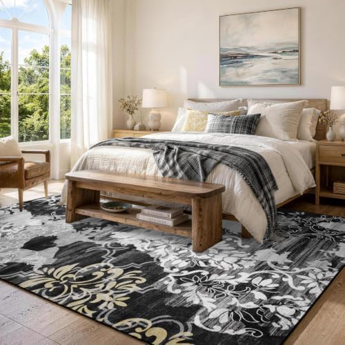 9x12 Washable Non-Slip Area Rug - Image 5