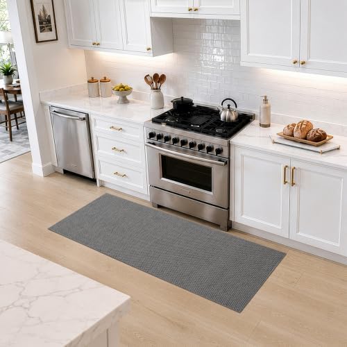 DEXI Thin Hallway Runner Rug 2x6, Non Slip Entryway Rugs - Image 2