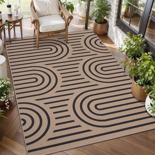 Tangsoo Easy Jute 3x5 Outdoor Patio Rug, Washable Non-Slip Indoor Door Mat by Tangsoo