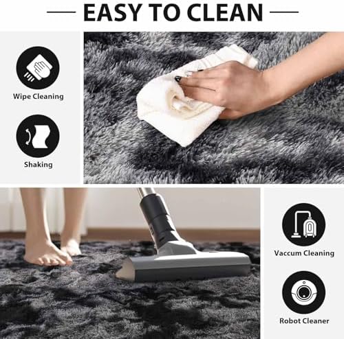 5x8 Non-Slip Fluffy Area Rugs For Living Room - Image 6