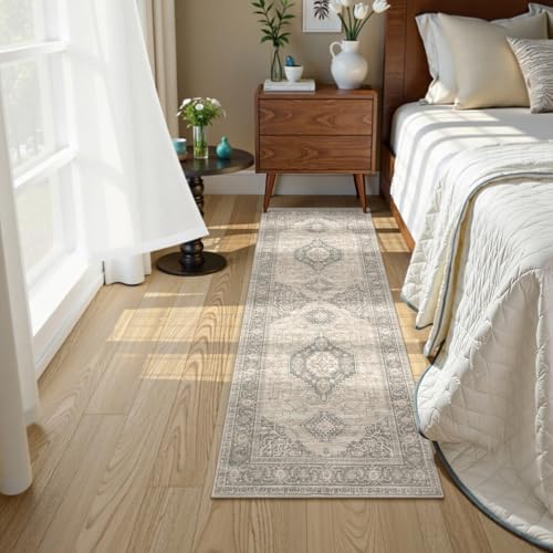 Lahome Oriental Kitchen Runner Rug Non Slip, 2x5 Washable Hallway Runner - Image 4