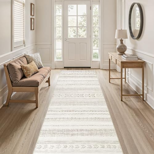 cotiled Hallway 3x8 Runner Rugs Washable Boho Moroccan Soft Rug - Image 3