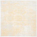 SAFAVIEH Evoke Square Rug 5'3", Ivory & Gold EVK256B by Unknown