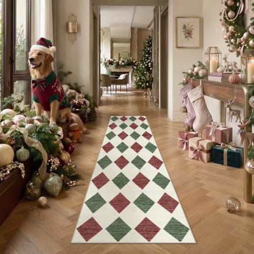 PureCozy Christmas Runner Rug 3x8 by PureCozy