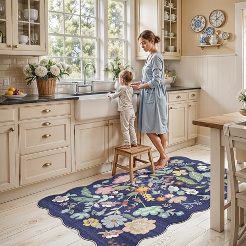 Washable 3x5 Entryway Area Rugs: Ultra Soft Low Pile Carpet - Image 5