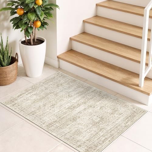 2x3 Rug Non Slip, Small Washable Entryway Rug - Image 4