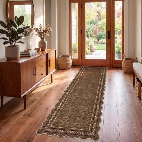 GarveeHome Scalloped Washable 2x6 Runner Rug - Image 2