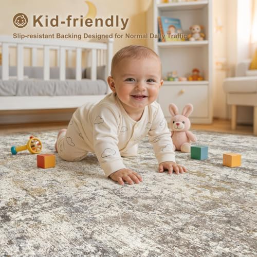 kakania Washable 10x14 Area Rug - Image 6