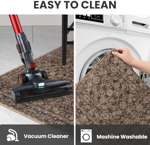 SIILOOM 2x3 Small Washable Area Rug Entryway Door Mat Indoor Kitchen Runner - Image 6