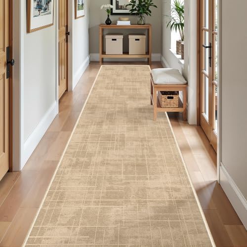 2x10 Runner Rug Non Slip, Washable Hallway Runner Rug by Restydon