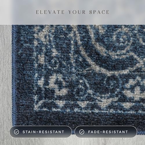Maples Rugs Pelham Vintage Medallion Runner Rug - Image 4