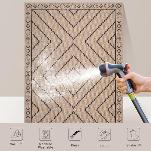 Tangsoo Easy Jute 2.6x10 Washable Runner Rug - Image 5