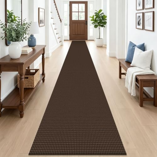 EARTHALL Woven Runner Rug 2x20 Ft Washable Runners by EARTHALL