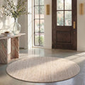 SAFAVIEH Vision Round Rug 10', Modern Tonal Cream VSN606F by Unknown