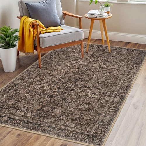 SIILOOM 3x5 Washable Area Rug Non Slip Door Mat Indoor - Image 4