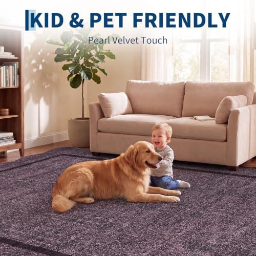GarveeHome Scalloped Washable Area Rugs 8x10 Rugs - Image 6