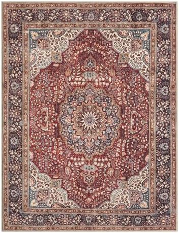 Keen Home Design Vintage Washable Entryway Rug, Non-Slip Low Pile - Image 3