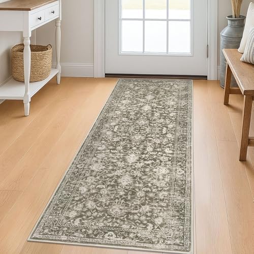 KILOCOCO Hallway Runner 2x5 Washable Runner Non-Slip Kitchen Rug by Kilococo