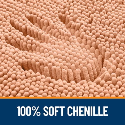 OLANLY Large Bathroom Rugs 70x46, Extra Soft Absorbent Chenille Bath Rugs - Image 3