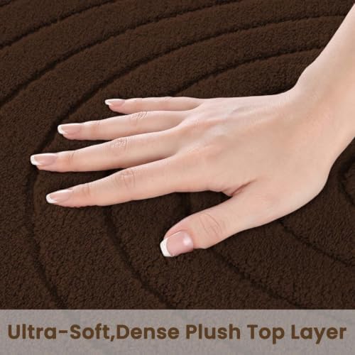 Sour Lemon 2x6 Runner Rug for Hallways Non Slip, Bedroom Rugs Coffee - Image 3