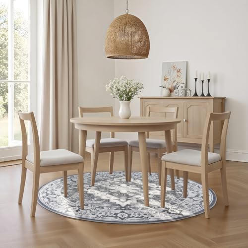 Lessymo 4FT Washable Round Area Rugs - Image 4