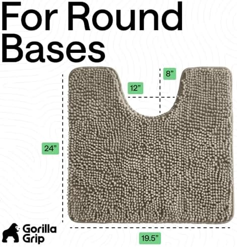 GORILLA GRIP Chenille Bath Rug Mat - Image 2