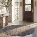 SAFAVIEH Vision Round Rug 9', Modern Tonal Grey VSN606D by Unknown