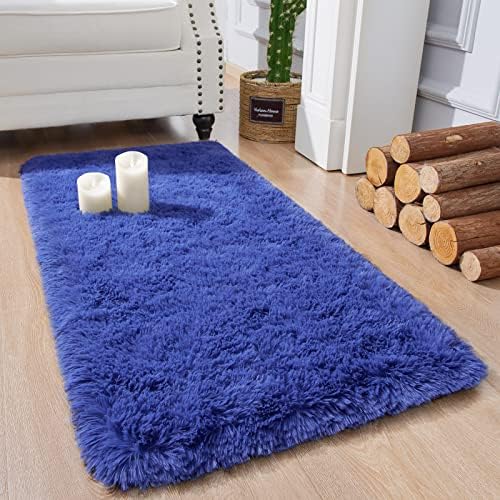 Chicrug Soft Runner Rug for Bedroom Living Room Plush Fluffy Rug 2x4 by ChicrugHomeDecor