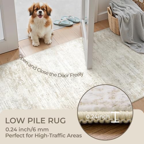 2'6 x 8' Runner Rug Non Slip, Washable Kitchen Rugs - Image 6