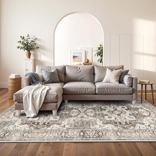 Washable 4x8 Hallway Runner Rug: Soft Kitchen Rug Non Slip Floor Runner - Image 2