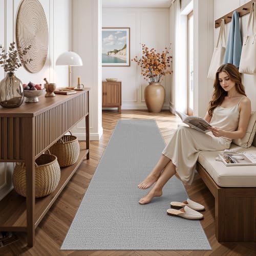 Valenrug 2x6 Runner Rug Non Slip, High-Low Pile Runners - Image 3
