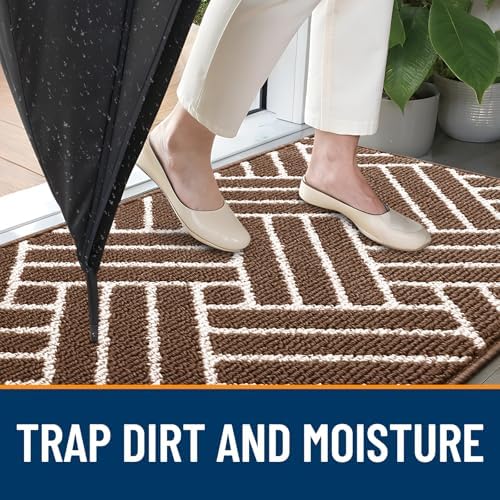 OLANLY Indoor Door Mat 48x32, Low-Profile Dirt Resistant Doormat - Image 2